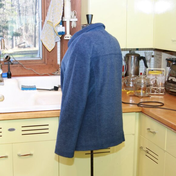 L. L. Bean Women's Fleece Jacket Lined Dress Coat - Picture 3 of 5